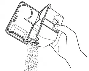 Emptying the Dirt Bin