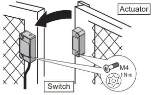 OMRON D40A Compact Non-Contact Door Switch - FIG 4