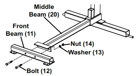PITTSBURGH AUTOMOTIVE 69886 1000LB Engine Stand - Assembly Instructions 2