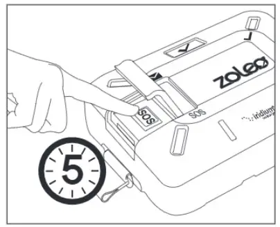 iridium ZOLEO1 Satellite Communicator-Cancel SOS