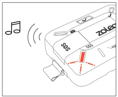 iridium ZOLEO1 Satellite Communicator-activate SOS 3
