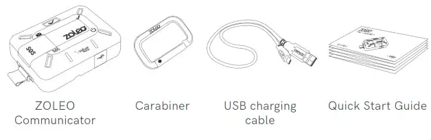 iridium ZOLEO1 Satellite Communicator-inside the box