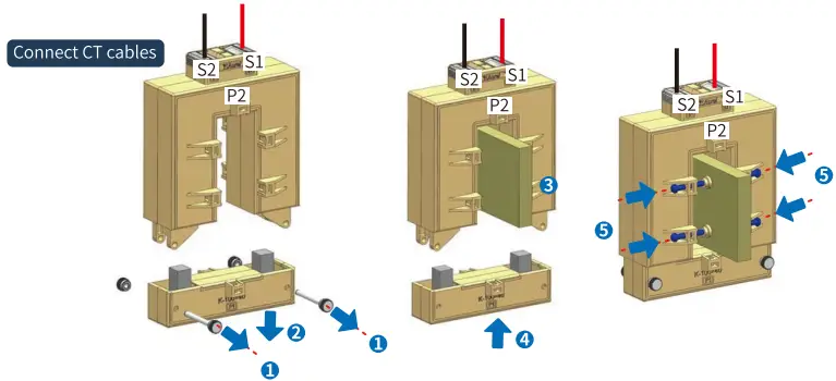 GOODWE GM3000C Smart Electric - cables