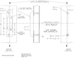 VON DUPRIN 379L BE Rim Exit Device - Metal Door