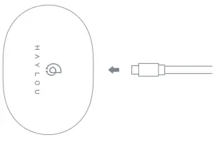 HAYLOU X1 True Wireless ANC Earbuds - Power on 2