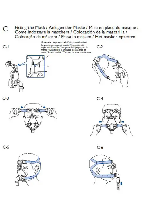 RESMED 6086541 Ultra Mirage Full Face CPAP Mask with Headgear-2
