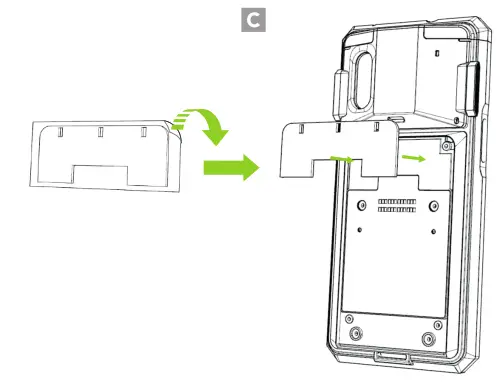 KOAMTAC 933321 SKX SmartSled 1 0W UHF Reader Companion - Contact PCB Assembly 1