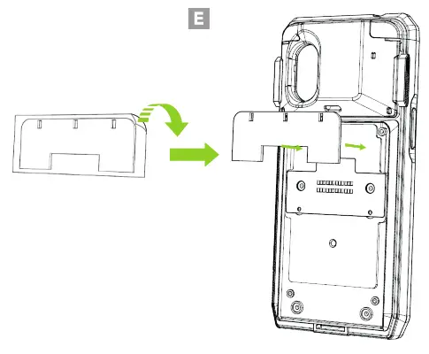 KOAMTAC 933321 SKX SmartSled 1 0W UHF Reader Companion - Contact PCB Assembly 3