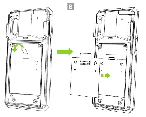 KOAMTAC 933321 SKX SmartSled 1 0W UHF Reader Companion - Contact PCB Assembly