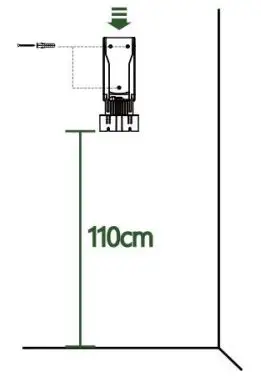 SAUBER UVC-123263.4 Handy Vacuum Cleaner - HOW TO WALL-MOUNT CHARGING SEAT