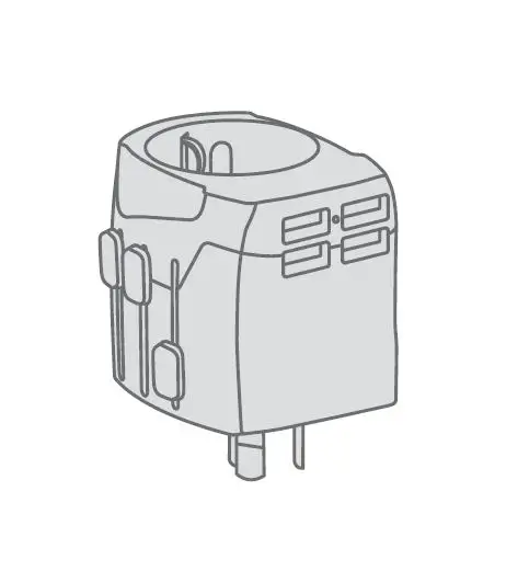 SKROSS PRO Light USB (2xA) Universal Adapter-1.2