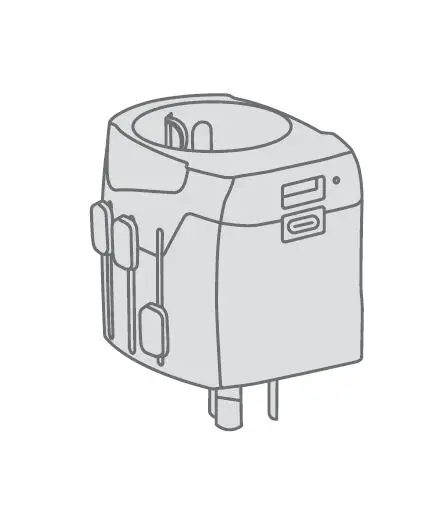 SKROSS PRO Light USB (2xA) Universal Adapter-1.3