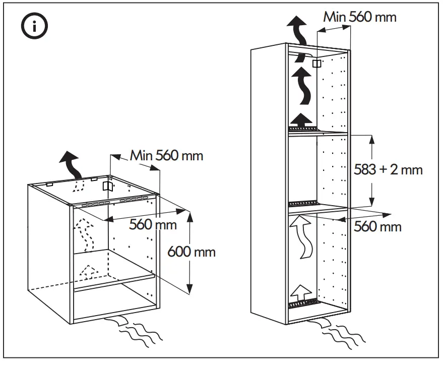 IKEA 404.203.15 ANRÄTTA Forced Air Oven fig1