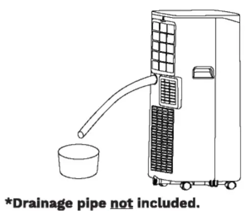 CREATE Silkair Home Portable 3 In 1 Air Conditioner -CONTINUOUS DRAINAGE