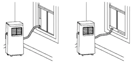 CREATE Silkair Home Portable 3 In 1 Air Conditioner - INSTALLATION OF THE APPLIANCE 1