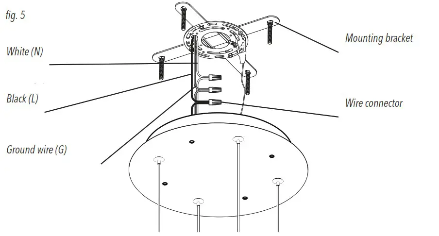artika PDT 4CC C Crystal Cube 4 4 Light LED Pendant - Product Over view 6