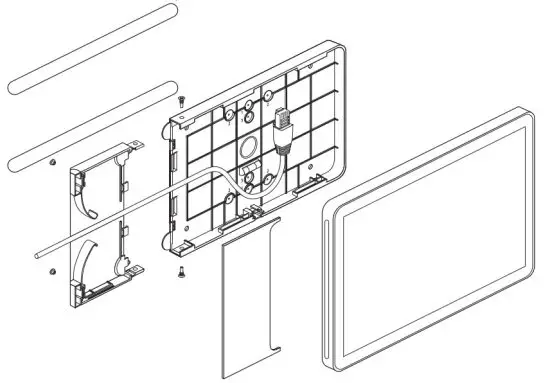logitech VR0028 Tap Scheduler Purpose Built Scheduling Panel For Meeting Rooms - GLASS MOUNT 2