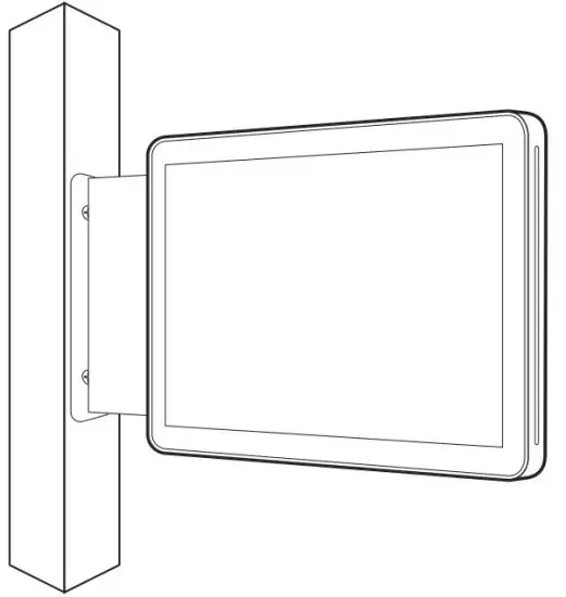 logitech VR0028 Tap Scheduler Purpose Built Scheduling Panel For Meeting Rooms - MULLION MOUNT
