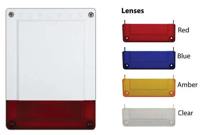 PARADOX-SR250-Wireless-Siren-w-Built-In-Strobe-Light1