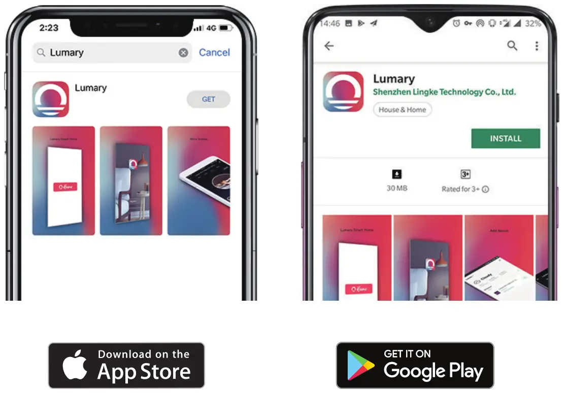 Lumary US CL24B 1 Smart LED Flush Mount Ceiling Light - fig