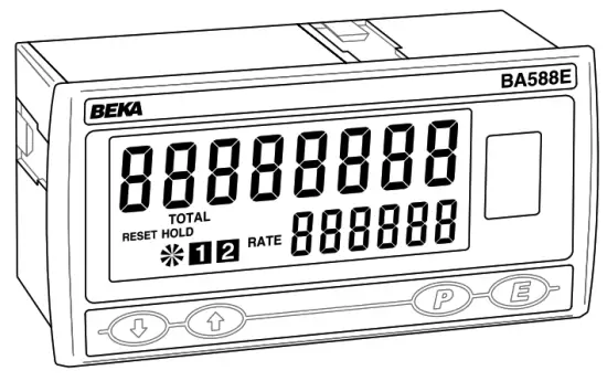 BEKA BA588E Pulse Totalizer Counter - Totaliser