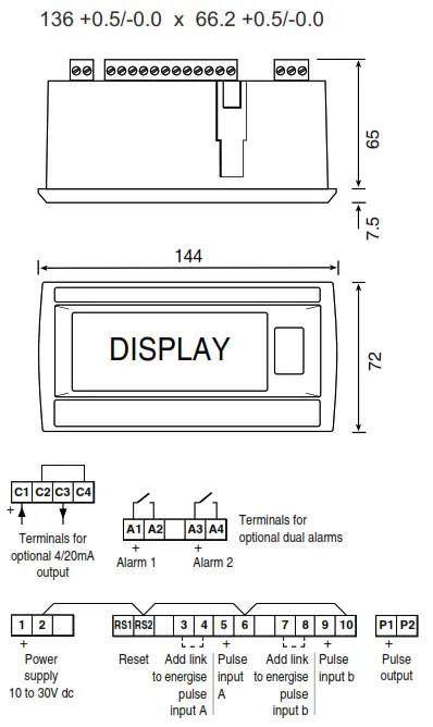 BEKA BA588E Pulse Totalizer Counter