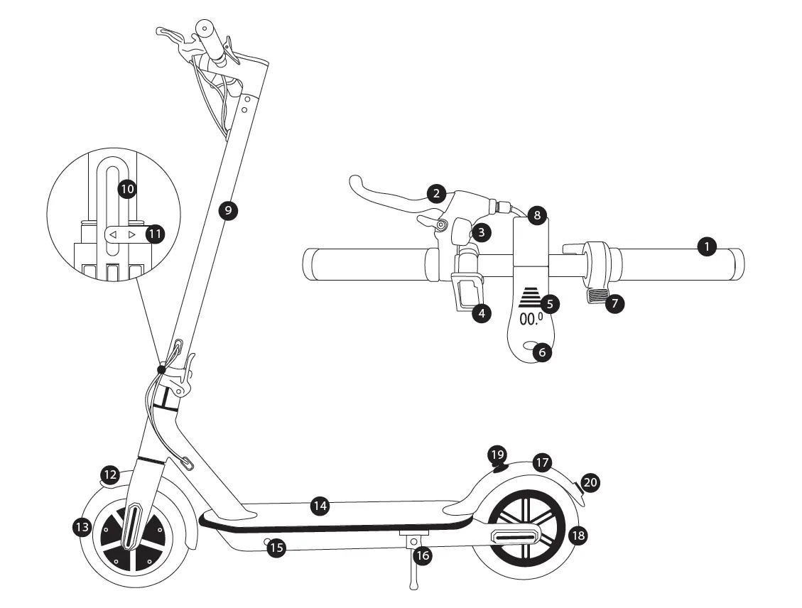 MACWHEEL- MX1 Electric -Scooter-fig 3