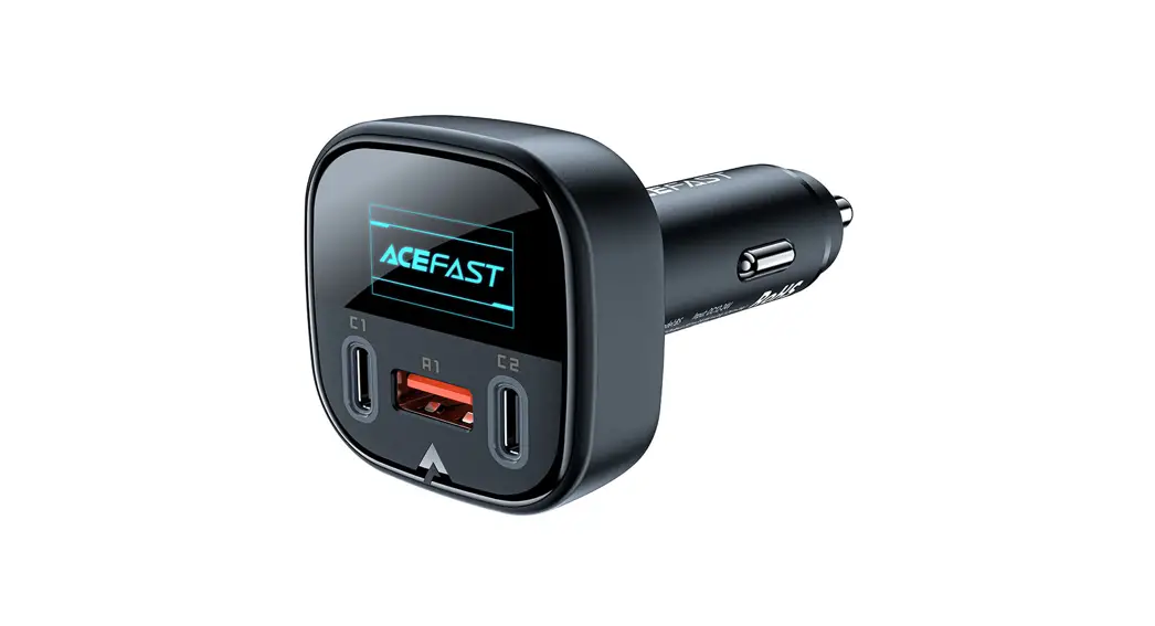Acefast B5 Metal Car Charger With Oled Smart Display User Guide