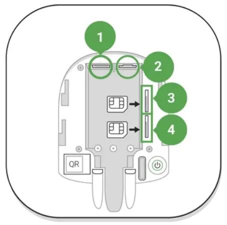 AJAX Hub 2 Wireless Security System - fig2