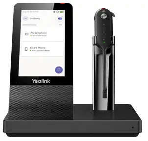 Yealink WH67 Wireless Bluetooth Headset with Microphone DECT Headset - YEALINK