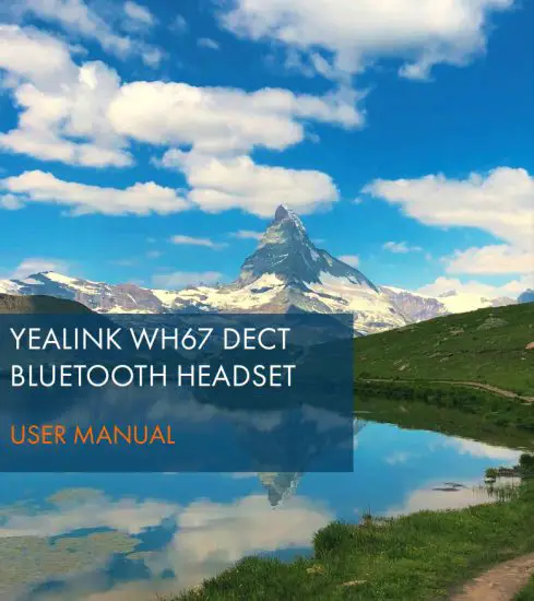 Yealink WH67 Wireless Bluetooth Headset with Microphone DECT Headset - pic