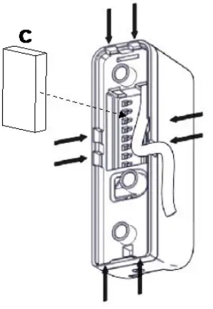 RISCO 5IN2849 Wired Outdoor DT Curtain Detector-fig10