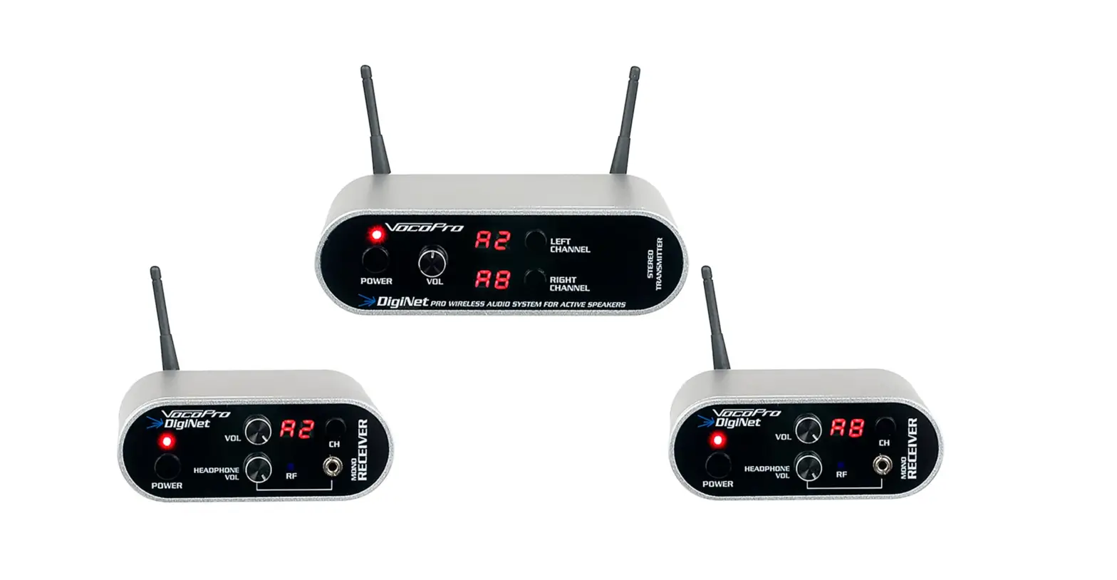 Vocopro Diginet Professional Wireless Audio System For Active Loudspeakers Owner's Manual Vocopro Diginet Professional Wireless Audio System For Active Loudspeakers Owner's Manual