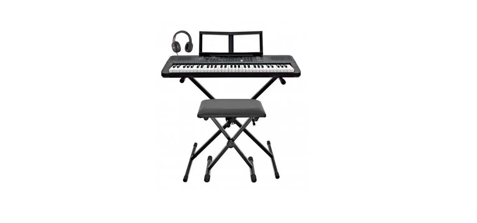 Gear4music Vision Key-10 61 Key Electronic Keyboard User Manual