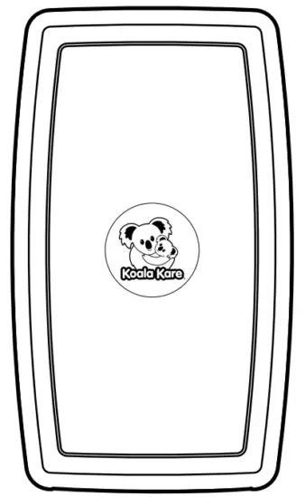Koala Kare KB301 Surface Mounted Baby Changing Station
