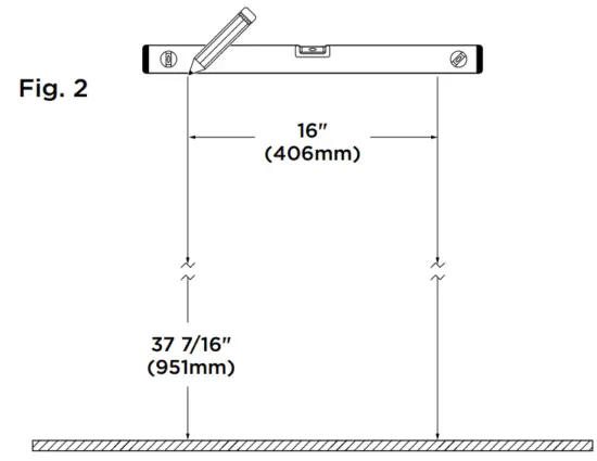 Koala Kare KB301 Surface Mounted Baby Changing Station - fig 1