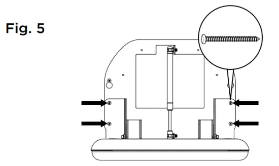 Koala Kare KB301 Surface Mounted Baby Changing Station - fig 4