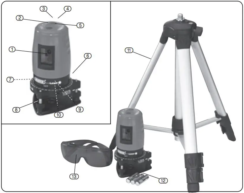 DRAPER-88640-Self-Levelling-Laser-Level-Kit-FIG-1