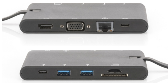 0DIGITUS DA 70865 Universal Travel Docking Station USB Type C - Package Contents 1