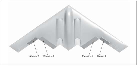Freewing model B 2 Spirit Bomber - Elevator 2