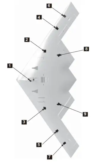 Freewing model B 2 Spirit Bomber - Servo regulation