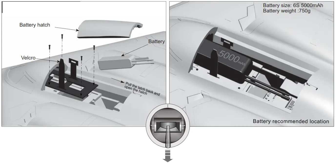 Freewing model B 2 Spirit Bomber - transmitter. 1