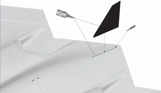 Freewing model B 2 Spirit Bomber - vertical