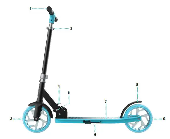 JETSON-HEX-BLUE-Hex-Big-Wheel-Kick-Scooter-fig-1