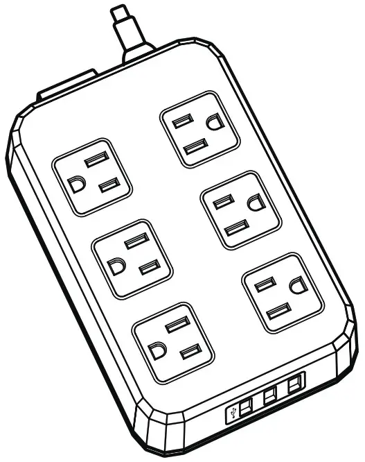 Zhenjiang Electronics QY02 Power Strip IPX6 Grade Waterproof - cover