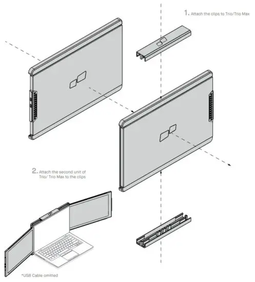 MobilePixels B08C4LQ857 TRIO Portable Laptop Monitor - figure 20