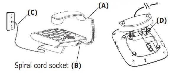 Alcatel Tmax 10 Wired Landline Phone 1