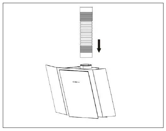 caple-ZEL900-Black-Glass-Chimney-Hood-5