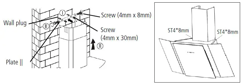 caple-ZEL900-Black-Glass-Chimney-Hood-7.