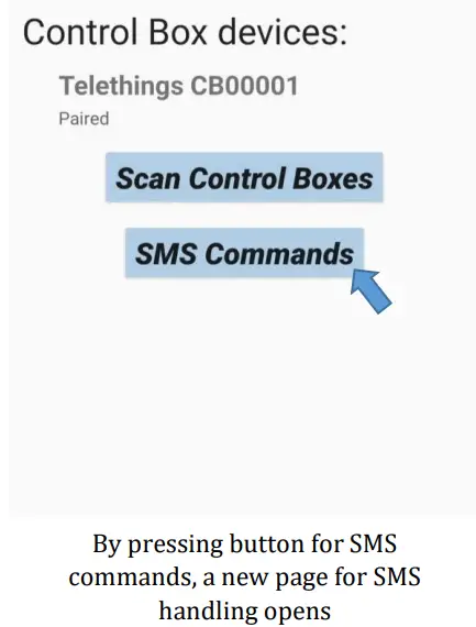 Telethings Control Box Mobile Application - TEMPERATURE SPAN1